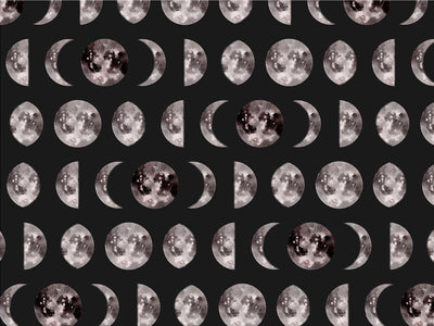 Phasing Moons Astrology Vinyl Wrap Pattern~Rwraps Series 914 Digitally Printed Vinyl Wrap~0