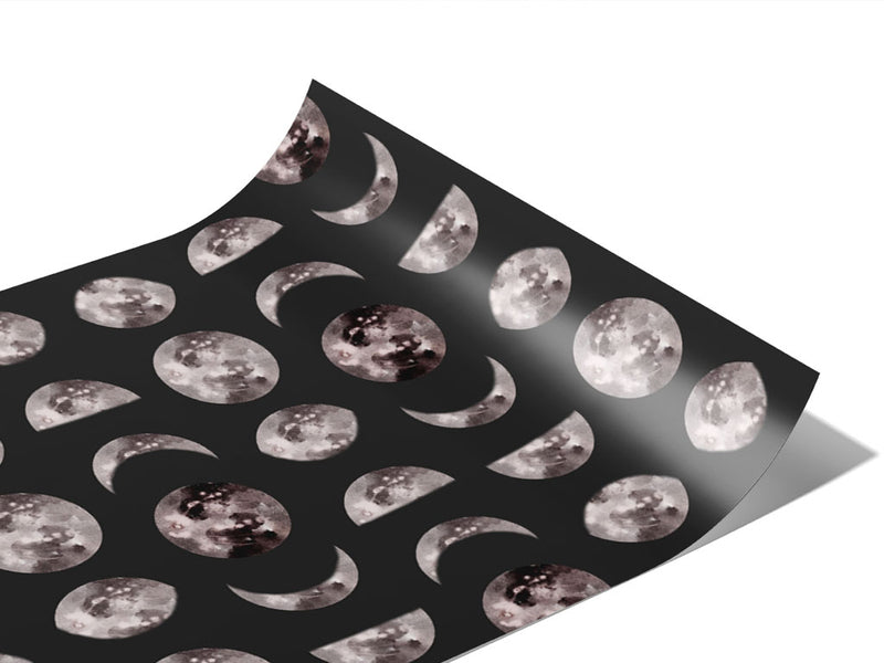 Phasing Moons Astrology Vinyl Wraps~Rwraps Series 914 Digitally Printed Vinyl Wrap~0