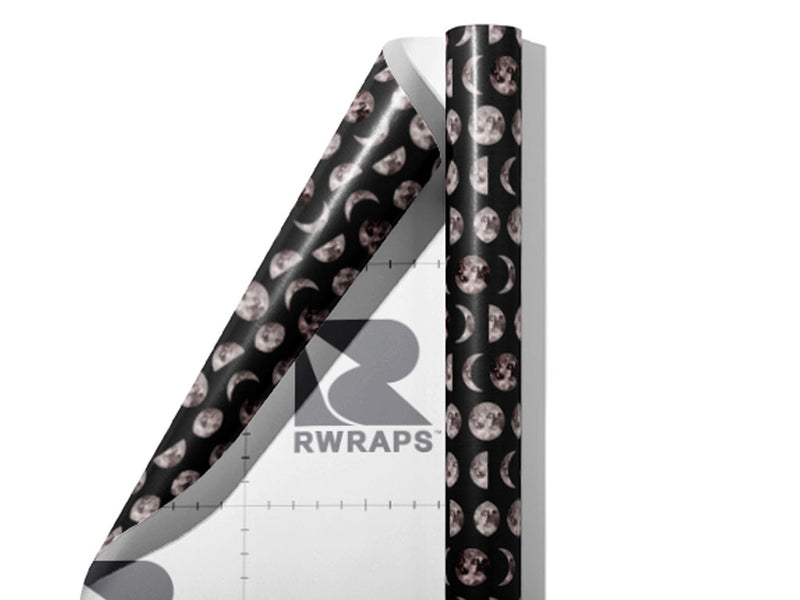 Phasing Moons Astrology Wrap Film Sheets~Rwraps Series 914 Phasing Moons Astrology Scrolled Sheet~3