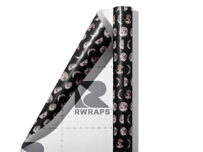 Phasing Moons Astrology Wrap Film Sheets~Rwraps Series 914 Phasing Moons Astrology Scrolled Sheet~3