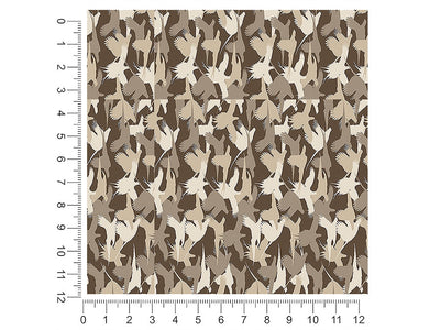 pheasant silhouette camouflage 1ft x 1ft Craft Sheets