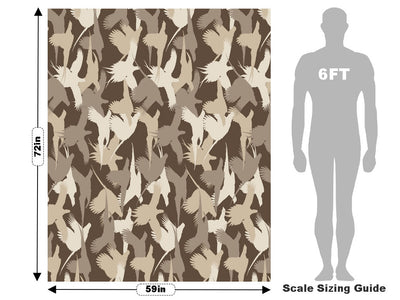 Pheasant Silhouette Camouflage Vehicle Wrap Scale~Rwraps Series 914 Pheasant Silhouette Camouflage Measurements~1