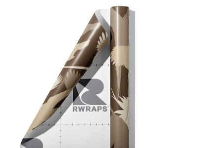 Pheasant Silhouette Camouflage Wrap Film Sheets~Rwraps Series 914 Pheasant Silhouette Camouflage Scrolled Sheet~3