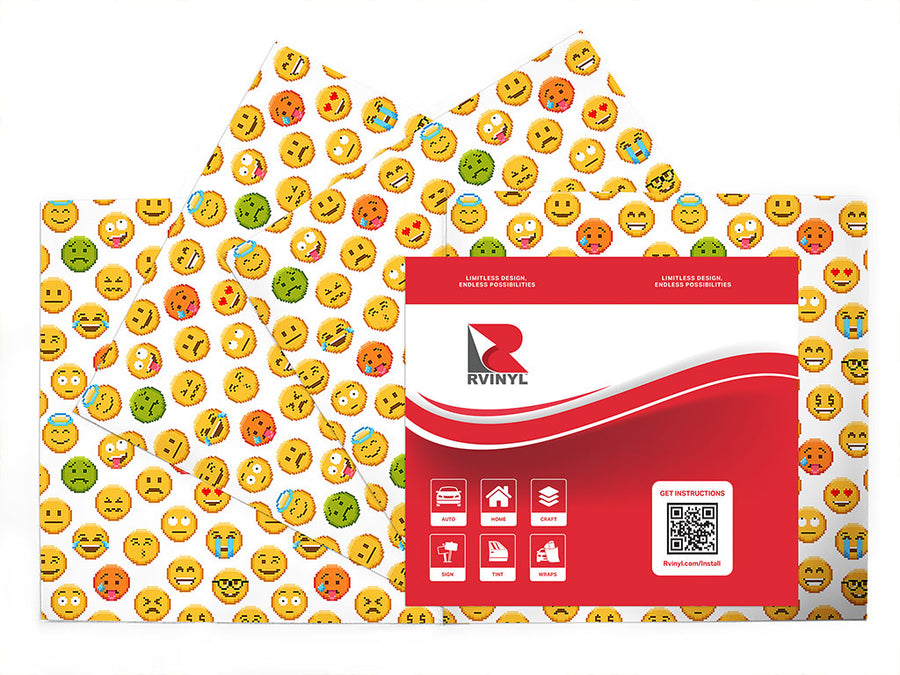 phone rip emoji Craft Vinyl Sheet Pack