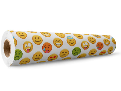 Phone Rip Emoji Wrap Film Wholesale Roll~Rwraps Series 914 Digitally Printed Vinyl Roll~5