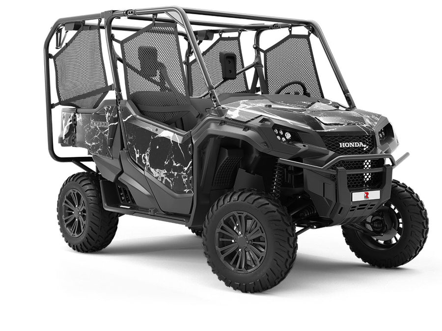 Picasso Black Marble Utility Vehicle Vinyl Wrap