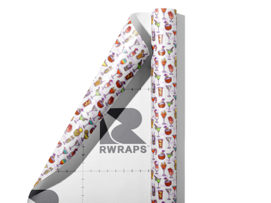 Picking Poisons Alcohol Wrap Film Sheets~Rwraps Series 914 Picking Poisons Alcohol Scrolled Sheet~3