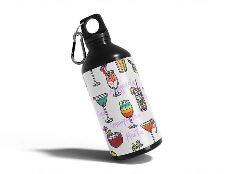 picking poisons alcohol Water Bottle DIY Stickers