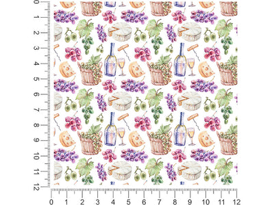 picnic charcuterie alcohol 1ft x 1ft Craft Sheets