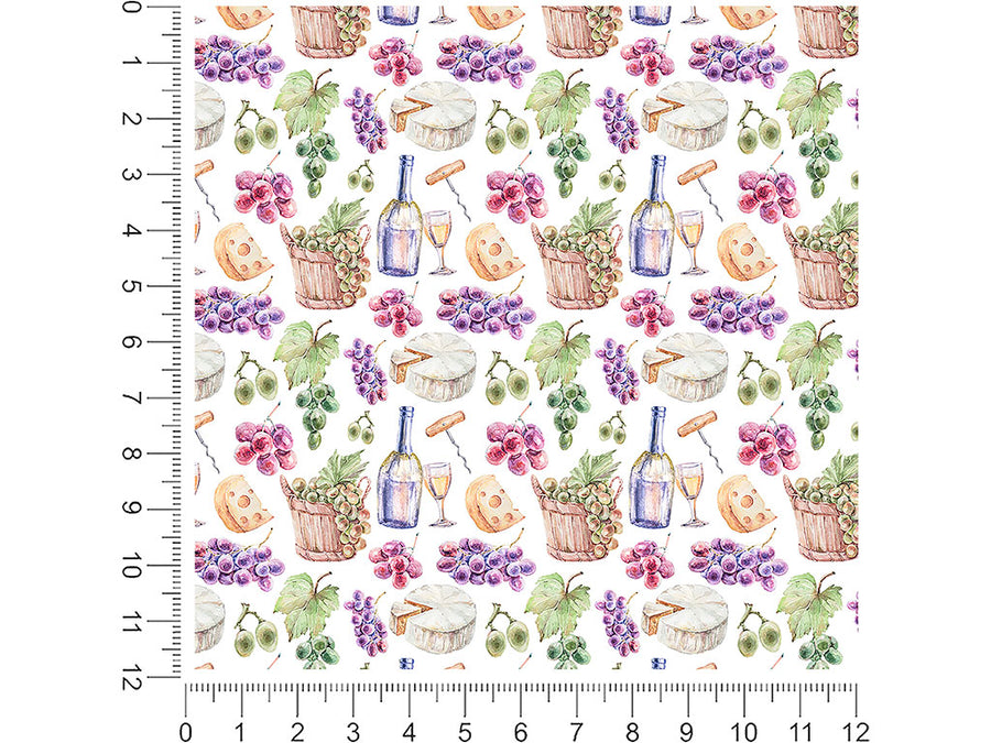 picnic charcuterie alcohol 1ft x 1ft Craft Sheets