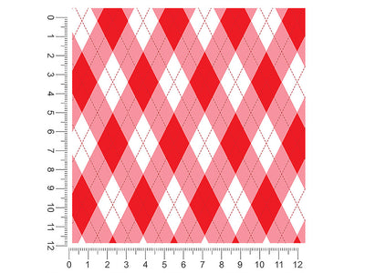 picnic date argyle 1ft x 1ft Craft Sheets