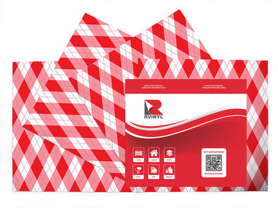 picnic date argyle Craft Vinyl Sheet Pack