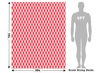 Picnic Date Argyle Vehicle Wrap Scale~Rwraps Series 914 Picnic Date Argyle Measurements~1