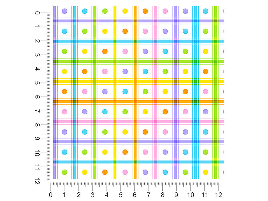 picnic date polka dot 1ft x 1ft Craft Sheets
