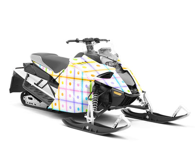Picnic Date Polka Dot Custom Wrapped Snowmobile