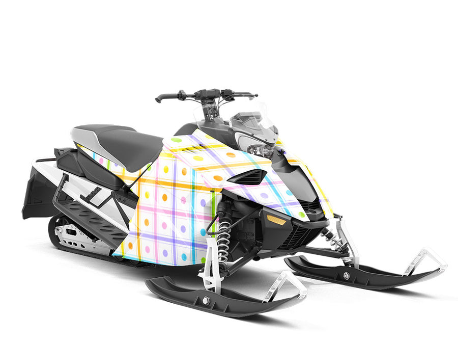Picnic Date Polka Dot Custom Wrapped Snowmobile
