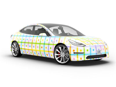Picnic Date Polka Dot Vehicle Vinyl Wrap