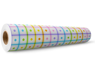 Picnic Date Polka Dot Wrap Film Wholesale Roll~Rwraps Series 914 Digitally Printed Vinyl Roll~5