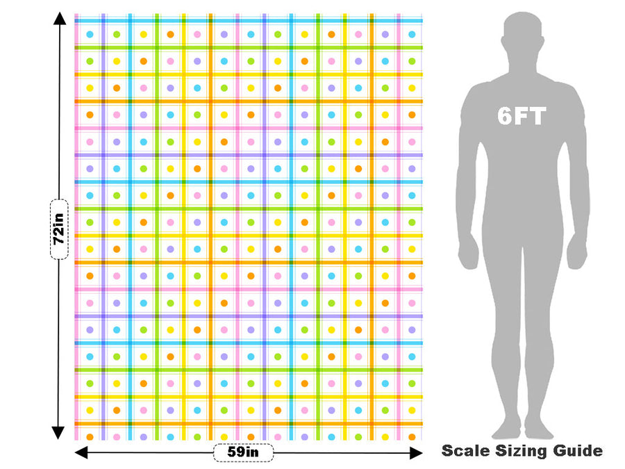 Picnic Date Polka Dot Vehicle Wrap Scale~Rwraps Series 914 Picnic Date Polka Dot Measurements~1
