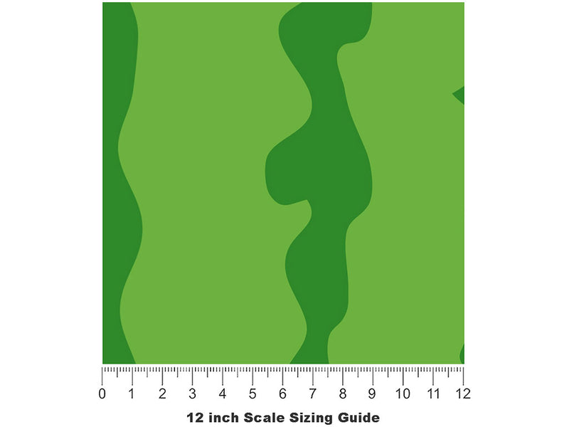 Picnic Rind Fruit Vinyl Film Pattern Size 12 inch Scale~Rwraps Picnic Rind Fruit Sizing Chart~2