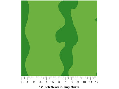 Picnic Rind Fruit Vinyl Film Pattern Size 12 inch Scale~Rwraps Picnic Rind Fruit Sizing Chart~2