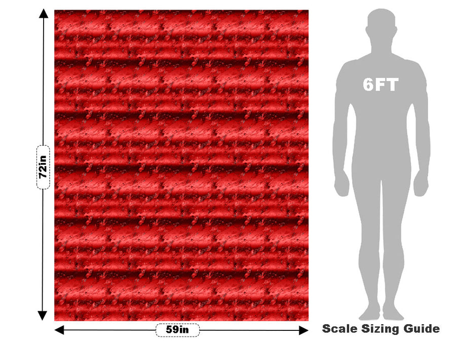 Pigeon Blood Gemstone Vehicle Wrap Scale~Rwraps Series 914 Pigeon Blood Gemstone Measurements~1