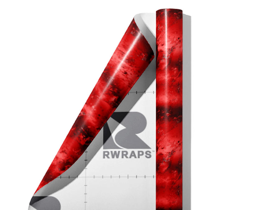 Pigeon Blood Gemstone Wrap Film Sheets~Rwraps Series 914 Pigeon Blood Gemstone Scrolled Sheet~3