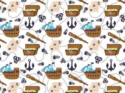 Pilfer and Plunder Pirate Vinyl Wrap Pattern~Rwraps Series 914 Digitally Printed Vinyl Wrap~0