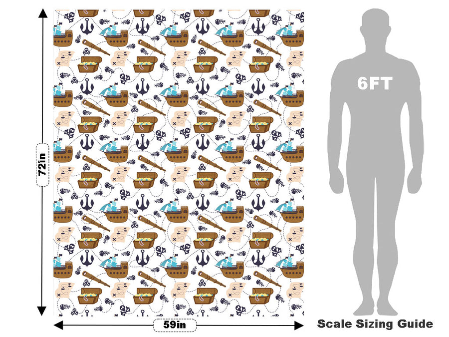 Pilfer and Plunder Pirate Vehicle Wrap Scale~Rwraps Series 914 Pilfer and Plunder Pirate Measurements~1