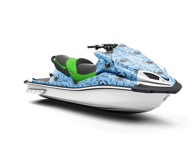 Pinching Crabs Astrology Jet Ski Vinyl Customized Wrap