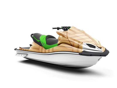 Pine  Wooden Parquet Jet Ski Vinyl Customized Wrap
