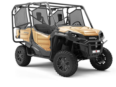 Pine  Wooden Parquet Utility Vehicle Vinyl Wrap