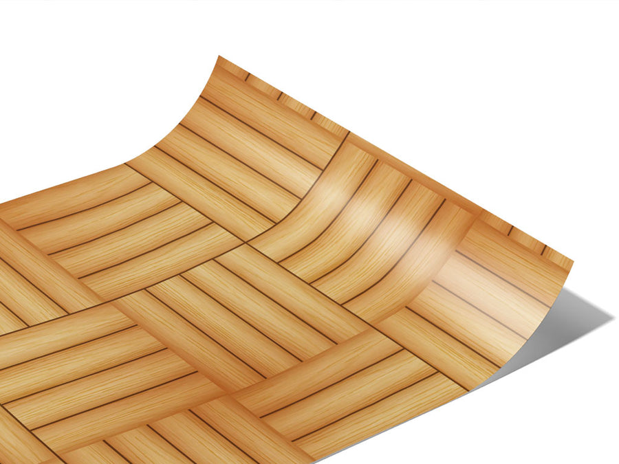 Pine  Wooden Parquet Vinyl Wraps~Rwraps Series 914 Digitally Printed Vinyl Wrap~1