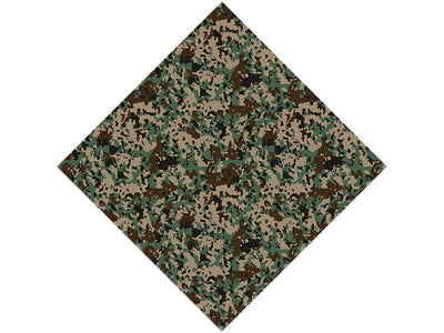 Pine Puzzle Camouflage Vinyl Wrap Pattern