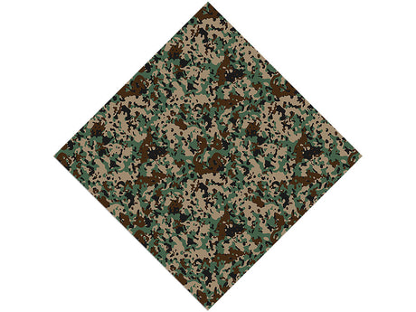 Pine Puzzle Camouflage Vinyl Wrap Pattern