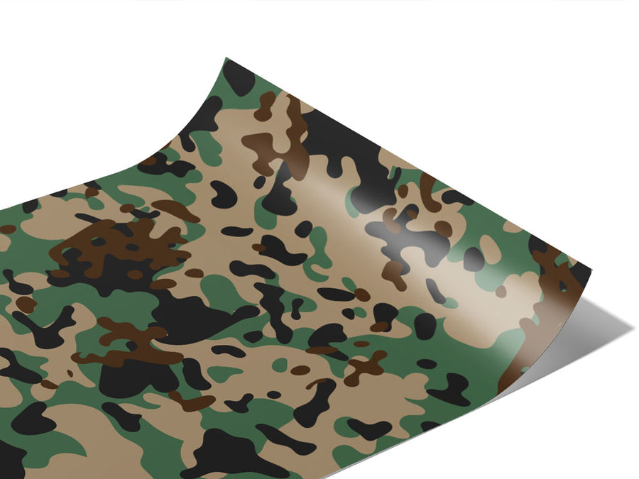 Pine Puzzle Camouflage Vinyl Wraps~Rwraps Series 914 Digitally Printed Vinyl Wrap~1