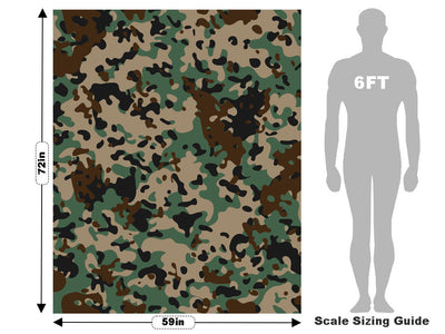 Pine Puzzle Camouflage Vehicle Wrap Scale~Rwraps Series 914 Pine Puzzle Camouflage Measurements~2