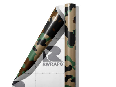 Pine Puzzle Camouflage Wrap Film Sheets~Rwraps Series 914 Pine Puzzle Camouflage Scrolled Sheet~3