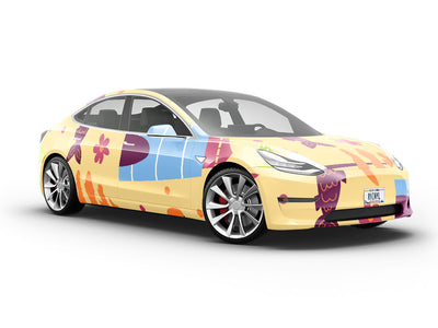 Pine Tree Americana Vehicle Vinyl Wrap