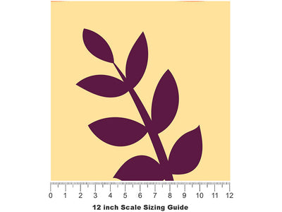 Pine Tree Americana Vinyl Film Pattern Size 12 inch Scale~Rwraps Pine Tree Americana Sizing Chart~3