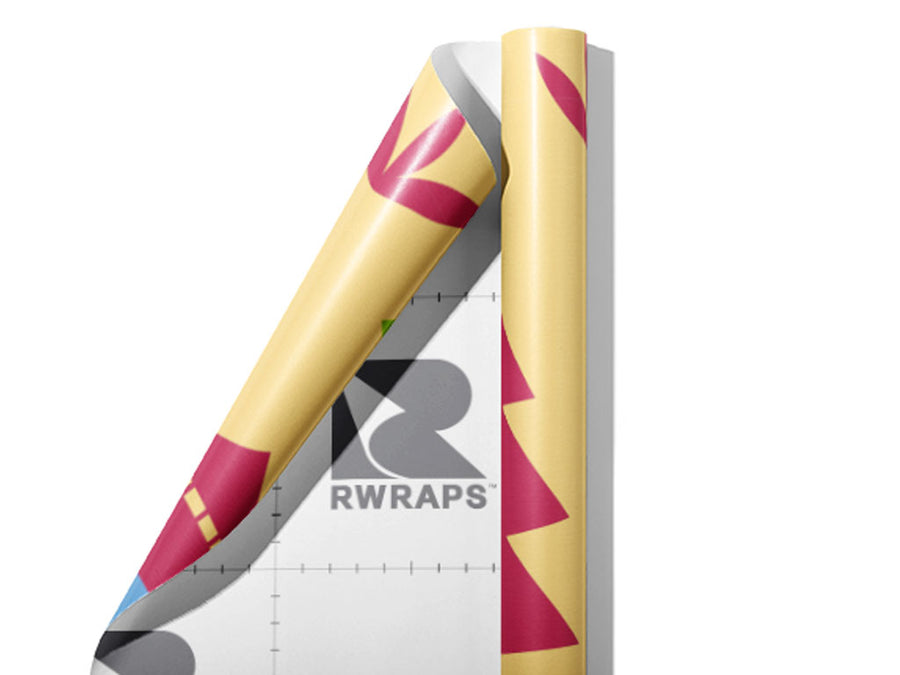 Pine Tree Americana Wrap Film Sheets~Rwraps Series 914 Pine Tree Americana Scrolled Sheet~4