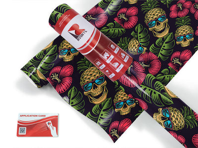 pineapple head skull and bones Craft Vinyl Roll
