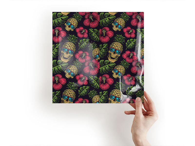 pineapple head skull and bones Craft Sheets