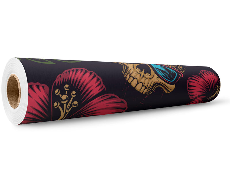 Pineapple Head Halloween Wrap Film Wholesale Roll~Rwraps Series 914 Digitally Printed Vinyl Roll~5