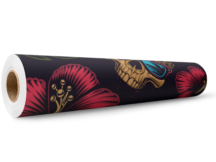 Pineapple Head Halloween Wrap Film Wholesale Roll~Rwraps Series 914 Digitally Printed Vinyl Roll~5