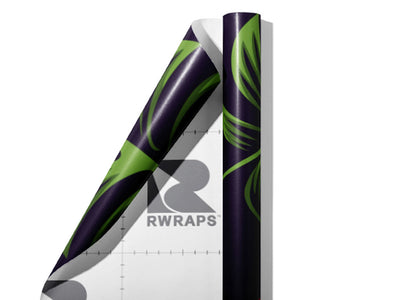 Pineapple Head Halloween Wrap Film Sheets~Rwraps Series 914 Pineapple Head Halloween Scrolled Sheet~3