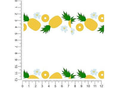 pineapple parade fruit 1ft x 1ft Craft Sheets