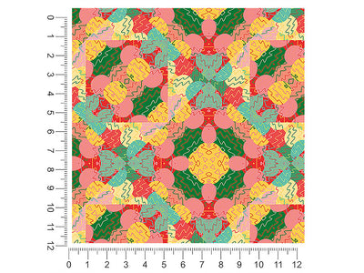 pineapple pleasure mosaic 1ft x 1ft Craft Sheets