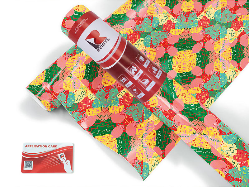 pineapple pleasure mosaic Craft Vinyl Roll