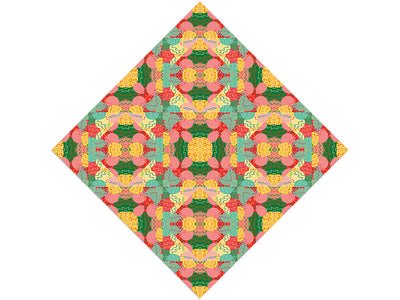Pineapple Pleasure Mosaic Vinyl Wrap Pattern